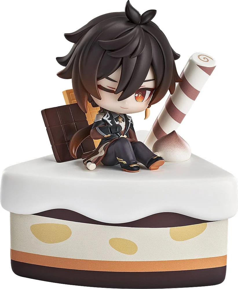 Genshin Impact Wondrous Travels Series Figure Zhongli Chibi 12 cm